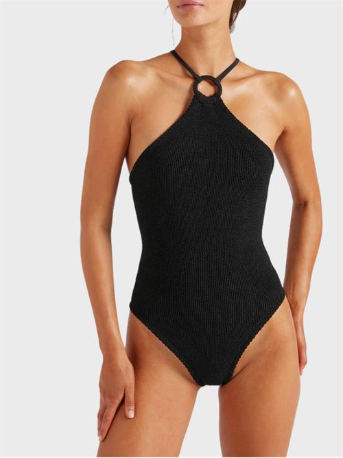 Jasmin halterneck swimsuit with ring detail HUNZA G | JASMINE9